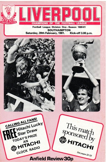 Match programme